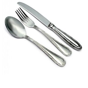 Loja Casa Canto - Faqueiro 130 peças - Faqueiro Croisé aço Inox com Estojo Madeira 130pç Wolff