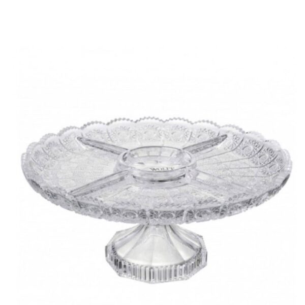 Loja Casa Canto - Petisqueiras - Petisqueira Cristal com Pé Starry 30x14cm Wolff