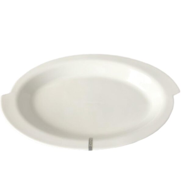 Loja Casa Canto - Baixela para Servir - Baixela para Servir,Travessa de Porcelana Branca 3un Zahav