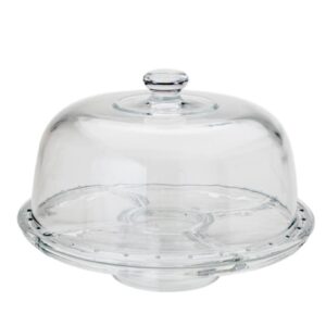 Loja Casa Canto - Prato para Bolo - Prato para Bolo Cristal Cronos 30.5x21cm Lyor