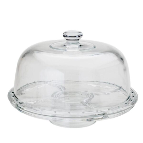 Loja Casa Canto - Prato para Bolo - Prato para Bolo Cristal Cronos 30.5x21cm Lyor