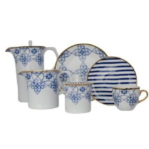 Loja Casa Canto - Baixela de Jantar - Baixela Serviço Jantar 38pç Lusitana Porcelana Oxford