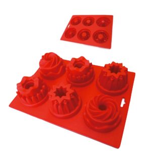 Forma Silicone Decorada 3un para 18 Bolinhos Kasa