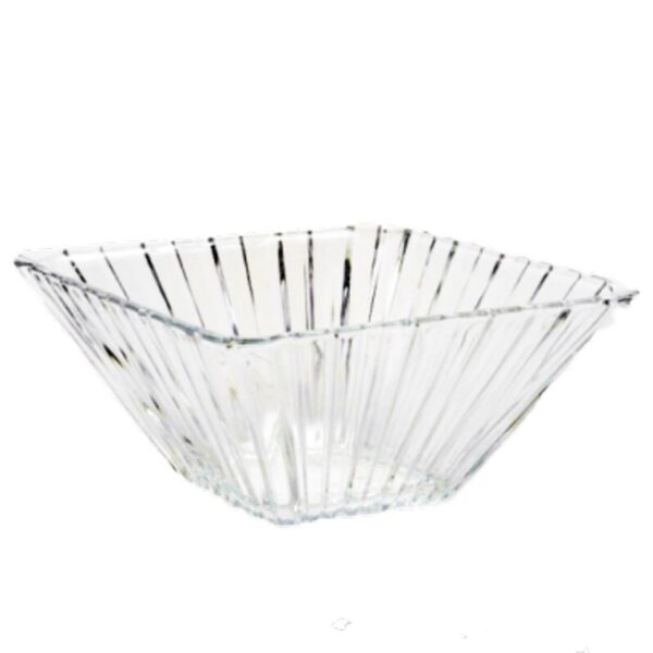 Loja Casa Canto - Saladeiras e Tigelas - Saladeira Cristal Quadrada 22x22x10cm Rpç
