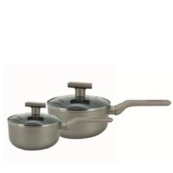 Jogo Panelas Revestimento Cerâmico Sartin Champanhe 7pç Mimo Style