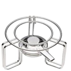 Rechaud Porcelana com Tampa 22x10cm e Suporte Inox Wolff