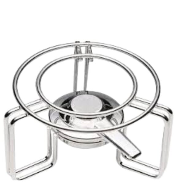 Rechaud Porcelana com Tampa 22x10cm e Suporte Inox Wolff