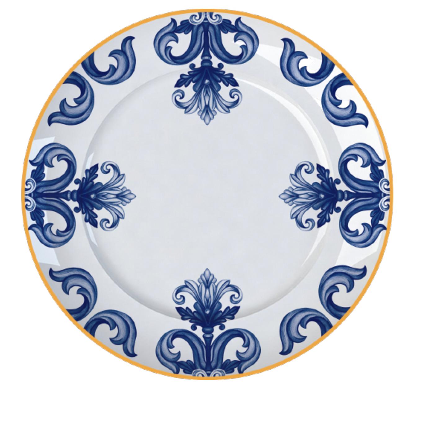 Loja Casa Canto - Pratos Avulsos - Jogo Pratos Rasos Versa Porto 27, 5cm Porcelana 6un Germer