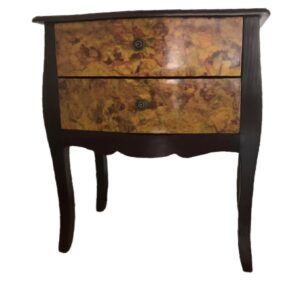 Loja Casa Canto - Cômoda Design - Comoda Gaveteiro com 2 Gavetas Madeira 60x35x70cm Vacheron