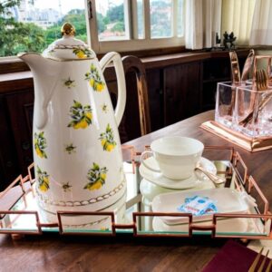 Loja Casa Canto - Garrafas Térmicas - Garrafa Térmica Porcelana 990ml Lemon Wolff