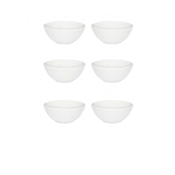 Loja Casa Canto - Sopeira e Bowls - Jogo Bowls 600ml Porcelana Branca 6un Oxford