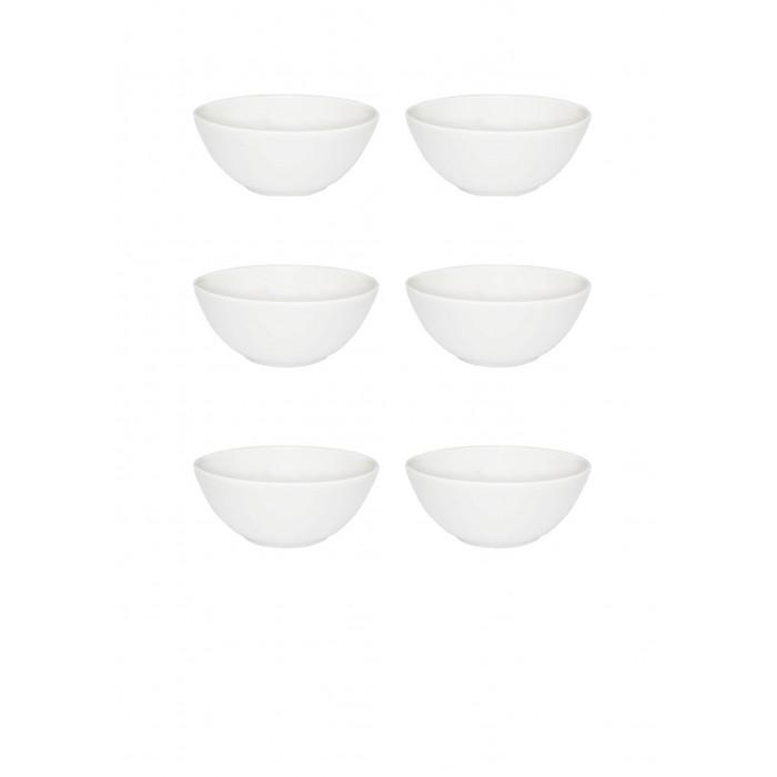Loja Casa Canto - Sopeira e Bowls - Jogo Bowls 600ml Porcelana Branca 6un Oxford