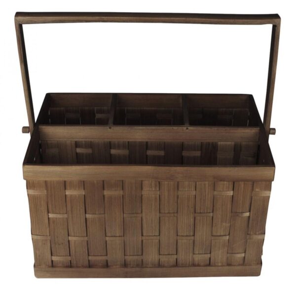 Porta Talher Bambu 27x19x16cm L’hermitage