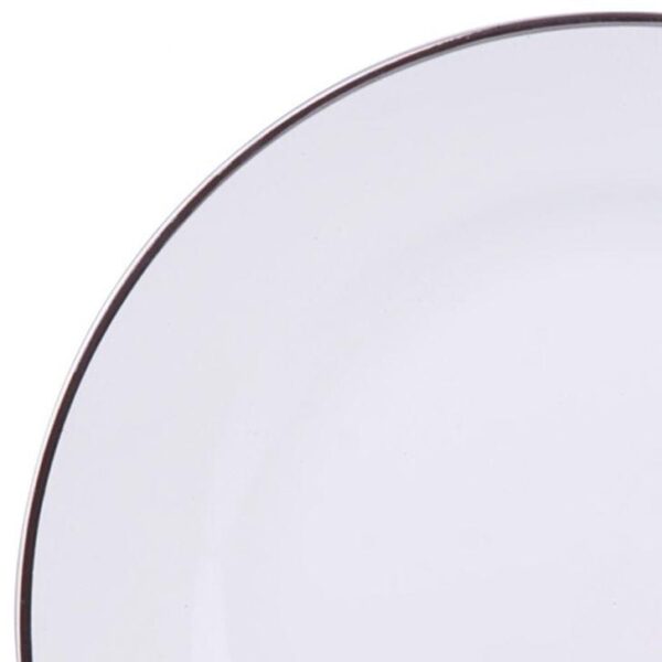 Loja Casa Canto - Pratos Avulsos - Jogo Pratos Rasos Flamingo Isabel Prata 28cm 6un Porcelana Oxford