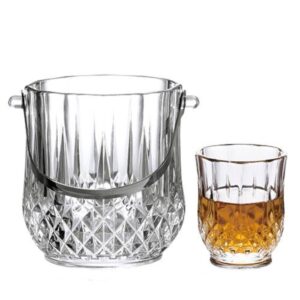 Loja Casa Canto - Balde para Gelo e Champanheira - Jogo Balde para Gelo com 06 Copos Pina 7pç Dynasty