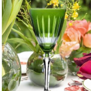 Taça Cristal Lapidada Agua Vinho Verde 250ml Bohemia