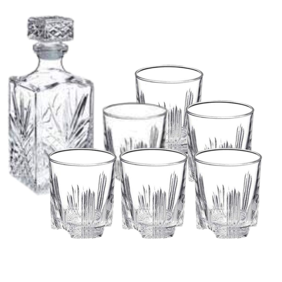 Licoreira com 6un Copos Seleta 285ml Bormioli