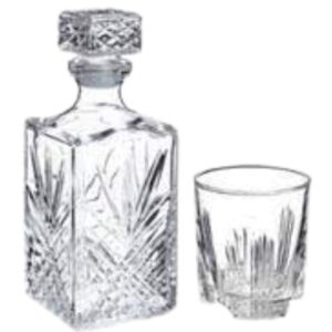 Licoreira com 6un Copos Seleta 285ml Bormioli