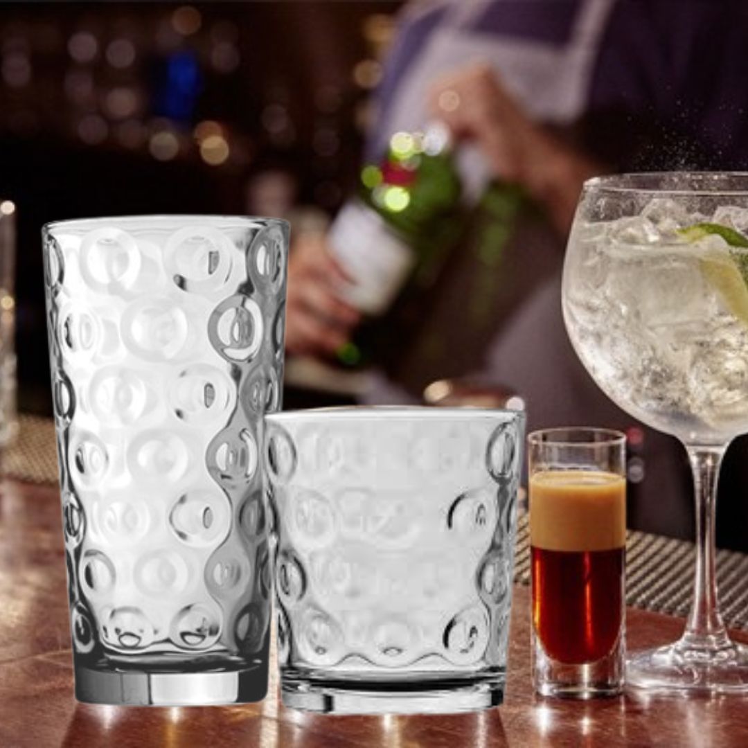Jogo Copos Longdrink e Whisky 12un Rings Pasabahce - Image 2