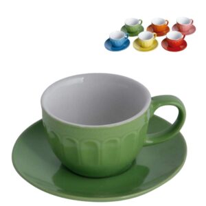 Jogo para Lanche Colors Xícaras e Bowls 18un Class