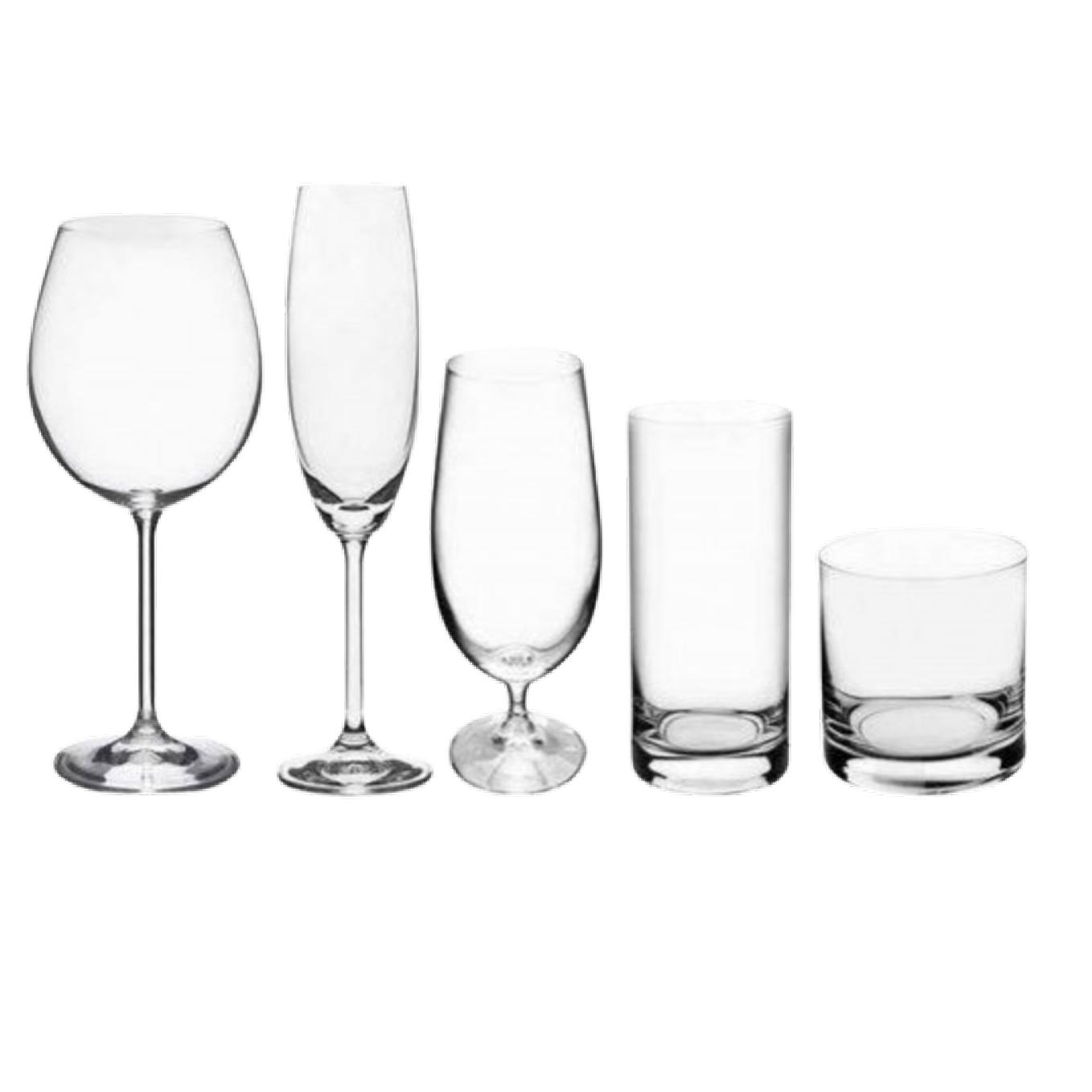 Jogo Taças e Copos Cristal Ecologico Gastro 48un Bohemia - Image 2