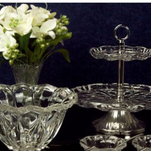 Centro de Mesa Cristal Louise 25x14cm Wolff