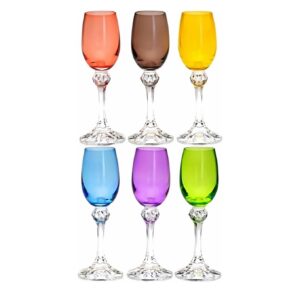 Jogo Taças Cristal Ecologico para Licor 65ml Elisa 6un Bohemia