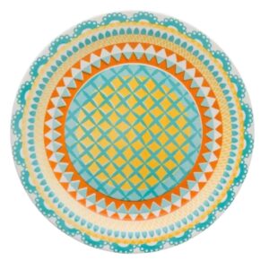 Jogo para Lanche Floral Bilro 18pç Porcelana Oxford