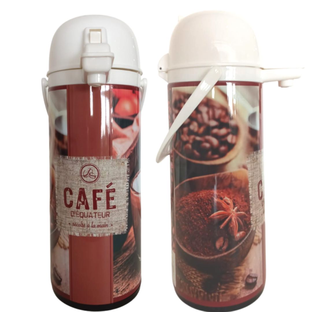 Garrafa Termica 1,9litros Cafe, Leite com Ampola de Vidro Zahav