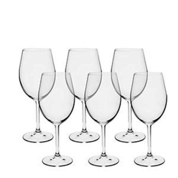 Jogo de Taças Cristal Ecol Gastro Titanio 580ml 6un Bohemia