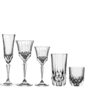 Jogo Taças Cristal Muse Transparente Lapidadas