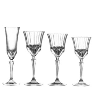 Jogo Taças Cristal Muse Transparente Lapidadas