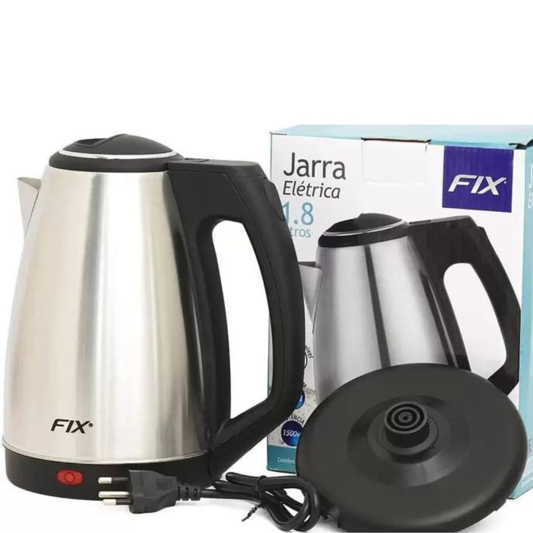Chaleira Eletrica Inox Amanzi 1.8litros 220v e 1500w Fix - Image 2