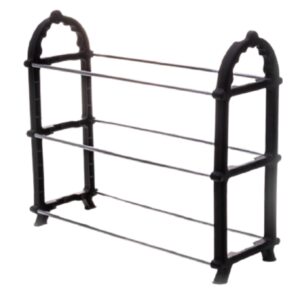 Sapateira Metal com 3 Prateleiras 45x17x45cm Casa Limpa