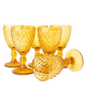 Jogo Taças Bico Abacaxi 260ml 6un Âmbar