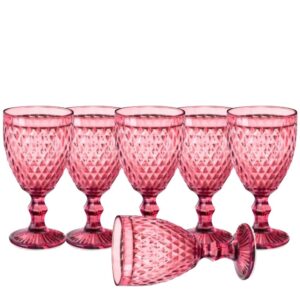 Jogo Taças Bico Abacaxi 320ml 6un Vermelha