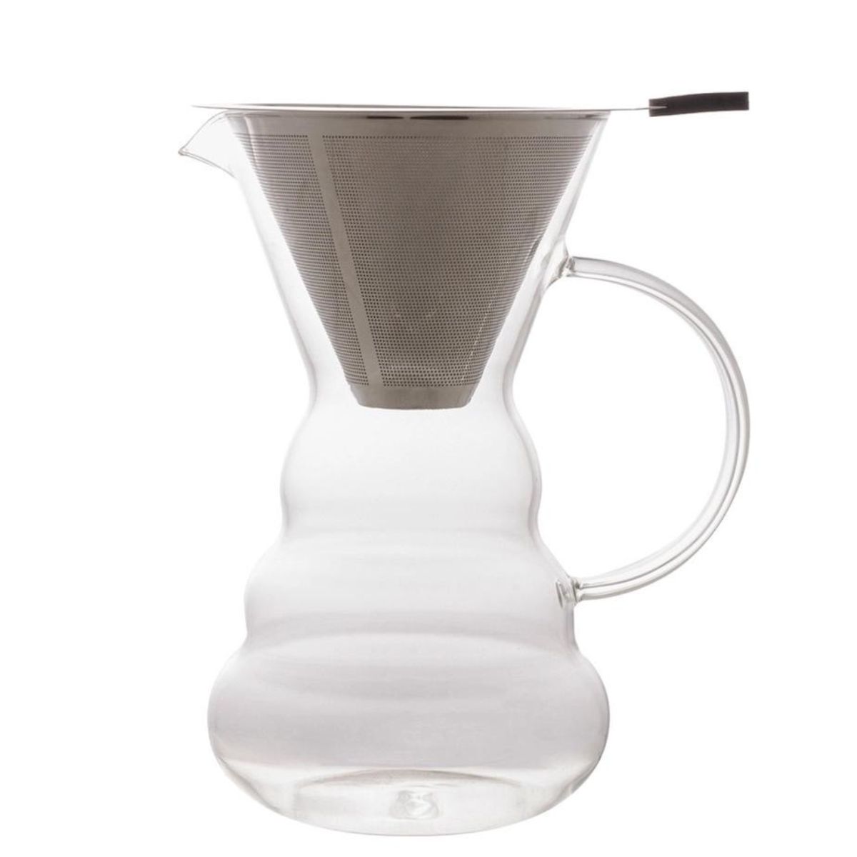 Cafeteira Vidro Resistente à Calor com Filtro em Inox 500ml Lyor