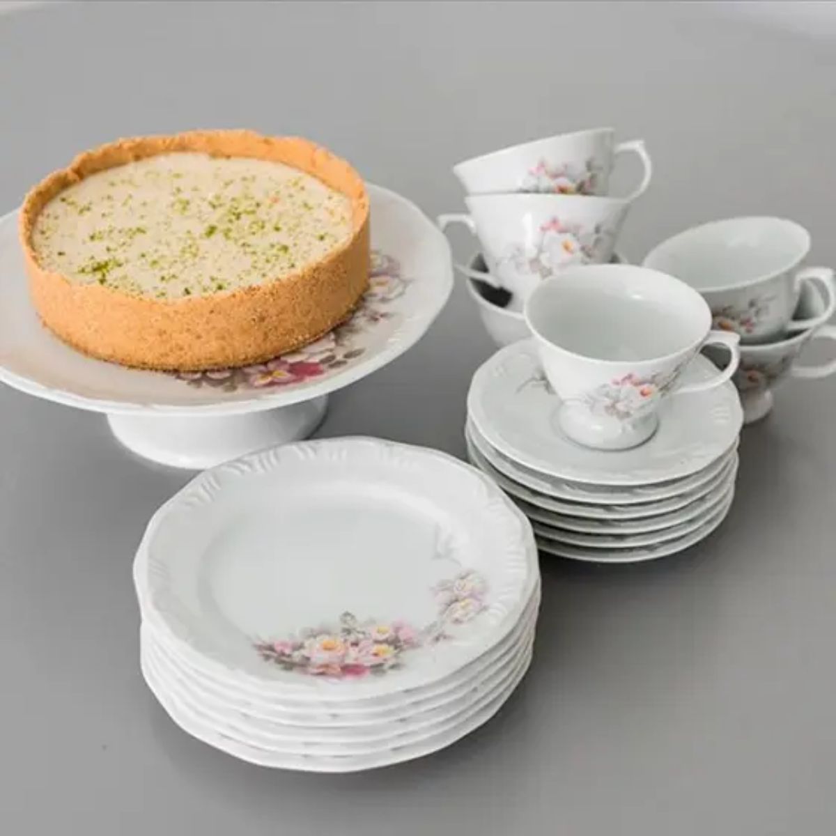 Aparelho de jantar Chá Eterna 30pç Porcelana Schmidt - Image 5