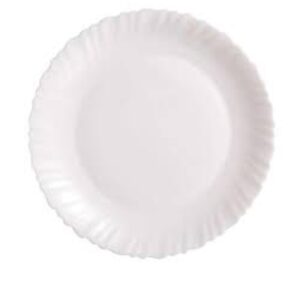 Jogo Pratos Rasos Vidro Opaline 27cm 6un Feston