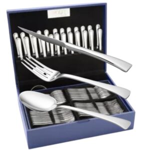 Faqueiro Berna Aço Inox com Estojo 130pç Wolff