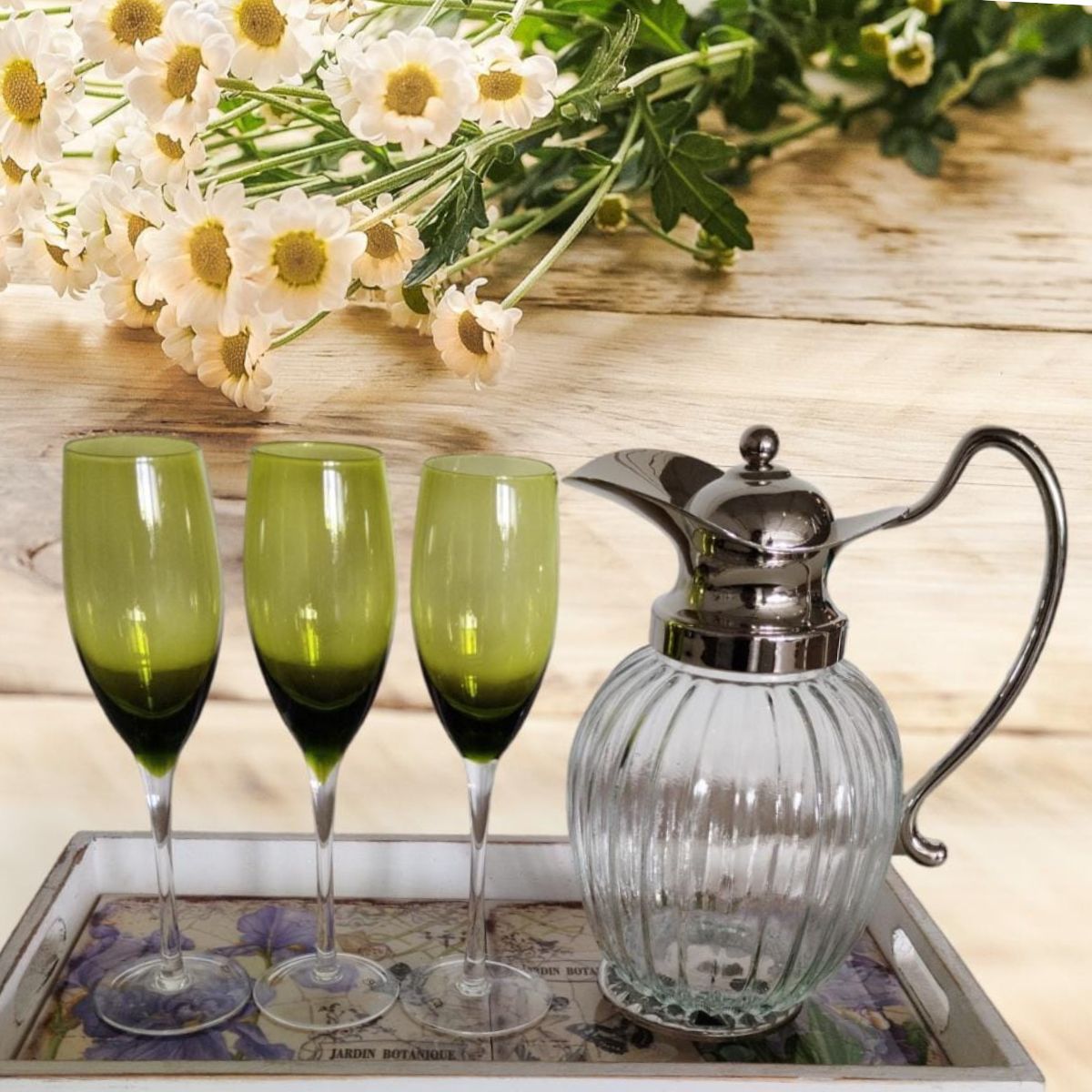Jogo de Taças para Champanhe Vidro Verde 200ml 6un Class Home - Image 3