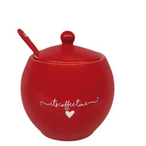 Açucareiro Lamour 350ml e 10X7cm Porcelana Hauskraft