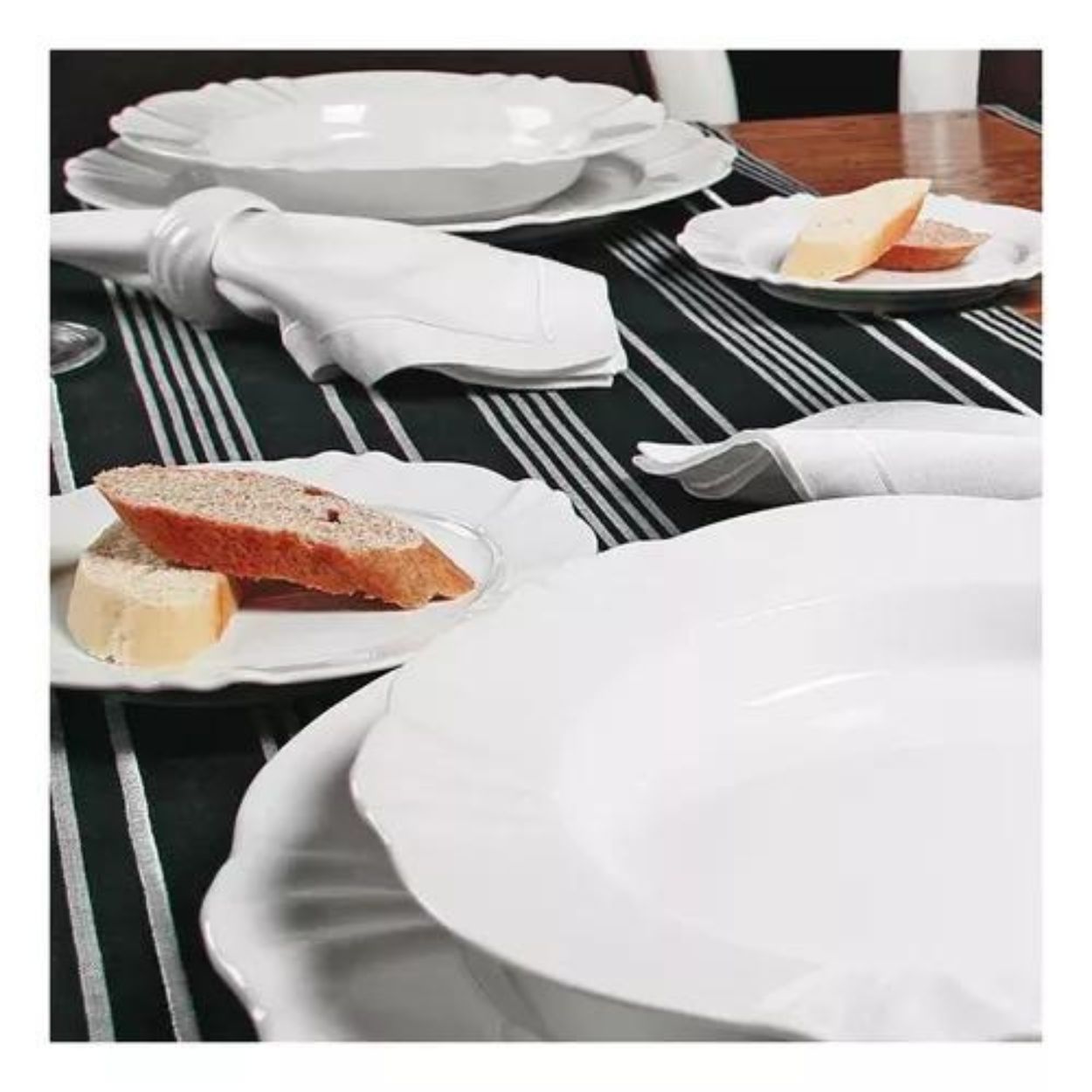 Aparelho de Jantar 18pç Soleil White Porcelana Oxford - Image 5