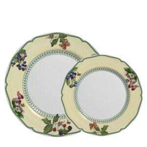 Jogo Pratos Rasos e Sobremesa Fruit 12un Alleanza