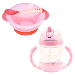 Porta Papinha com Colher e Copo com Alça Western