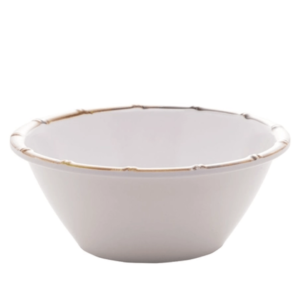 Bowl de Melamina Bambu Branco 550ml 16x6cm 6un Wolff