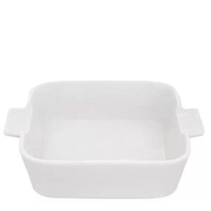 Travessa Refratária Porcelana Branca 15,5X12,8X4,5cm e  450ml Hauskraft