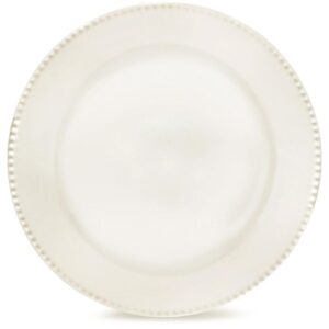 Jogo Pratos Rasos Branco White 27cm 6un Perla Yoi