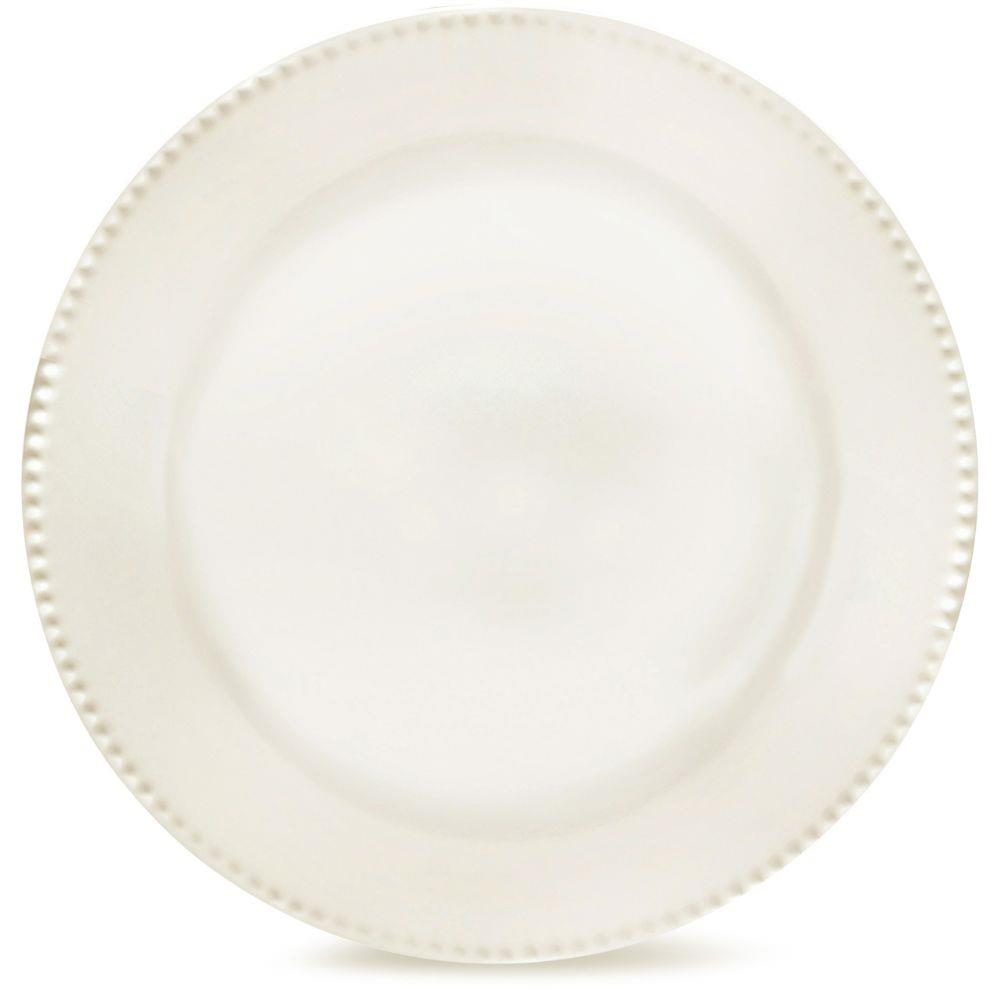 Jogo Pratos Rasos Branco White 27cm 6un Perla Yoi