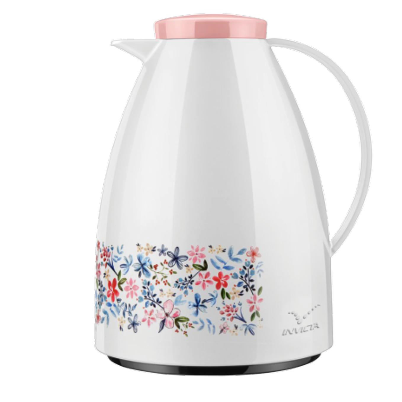 Bule Viena Decorado Flower Rosa 0, 75L cada 2un Invicta - Image 2
